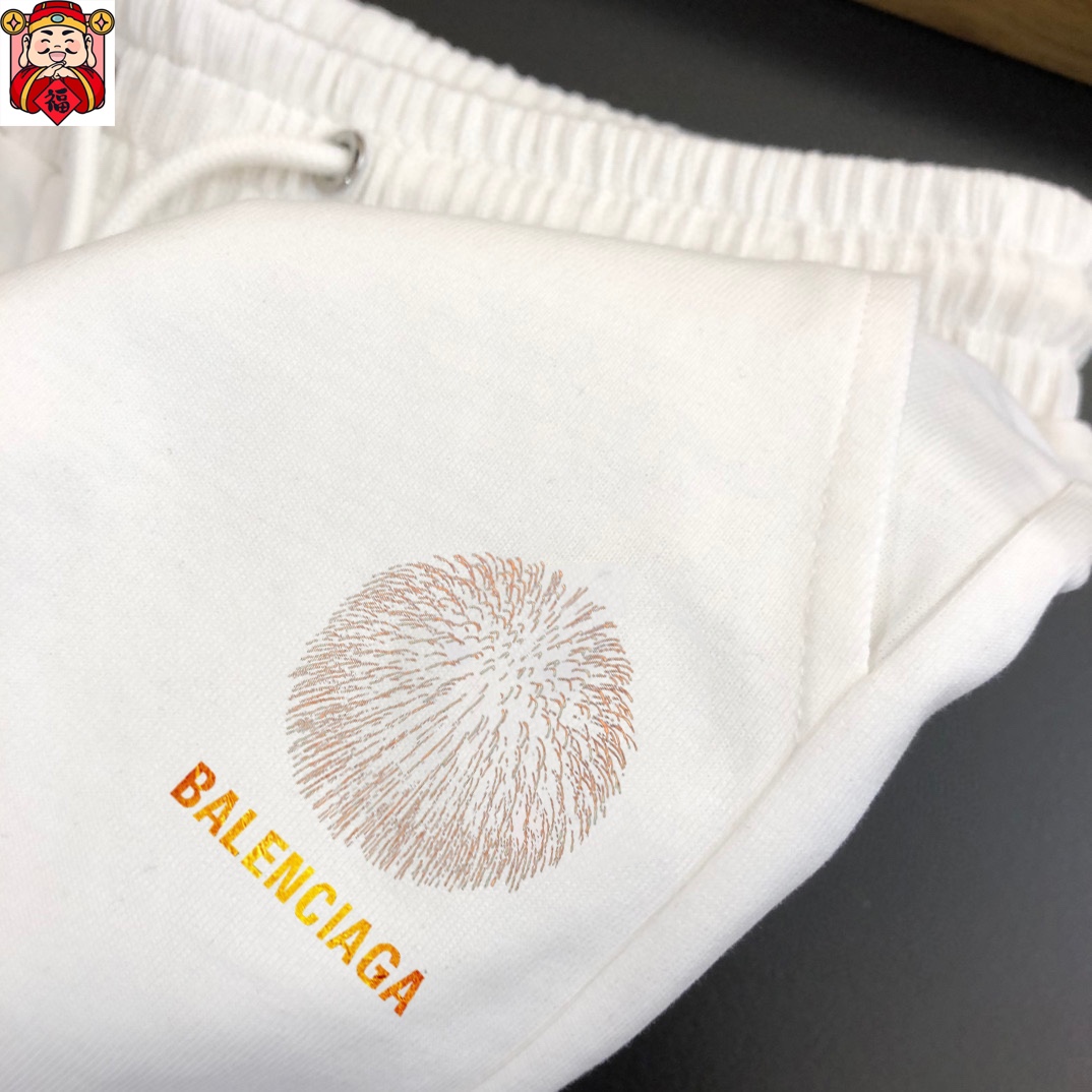 Balenciaga 品牌【BALENCIAGA 巴黎世家】 2025新款男士短袖短裤套装 销售 市面高端版本 手感细腻柔软 让你穿着更加舒适 立体裁剪版型超赞 尺码:M-5XL下单请报身高体重