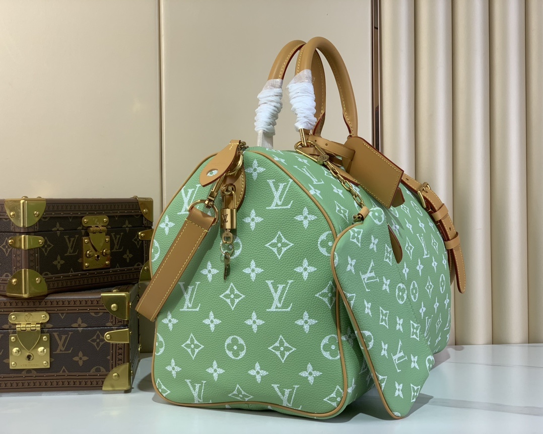 【SPEEDY BANDOULIÈRE40手袋】M24417绿色 M24418蓝色 M24419黄色 M