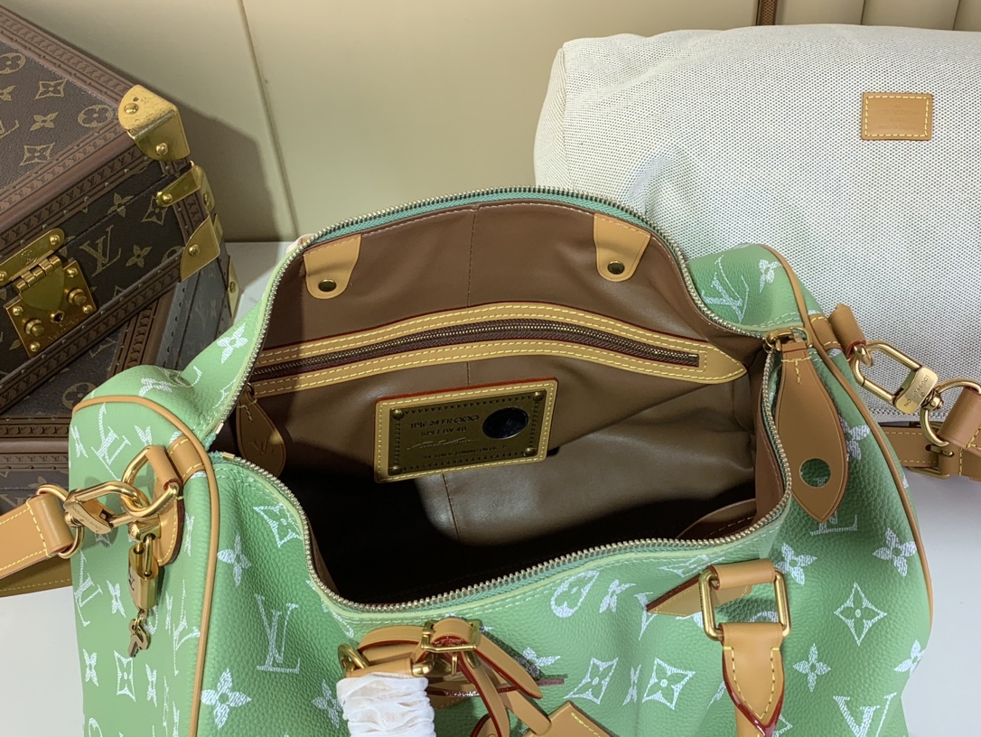 【SPEEDY BANDOULIÈRE40手袋】M24417绿色 M24418蓝色 M24419黄色 M