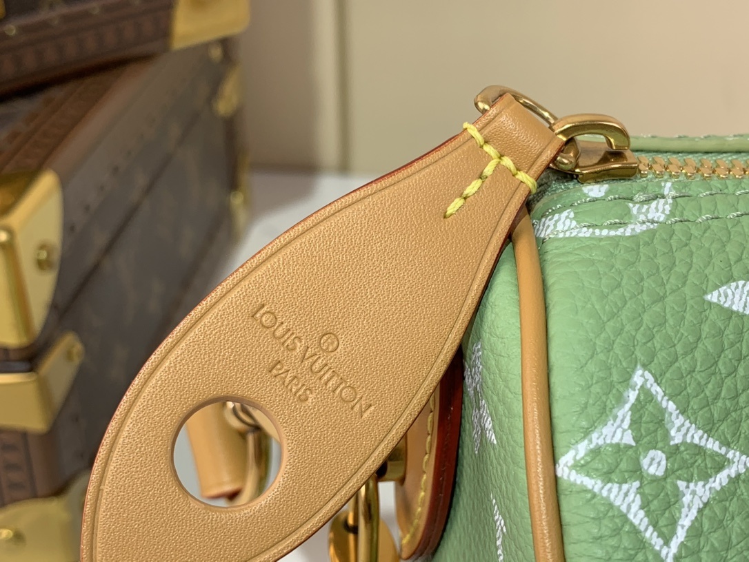 【SPEEDY BANDOULIÈRE30 手袋 】M14064新果绿色(全皮)本款 Speedy Ba