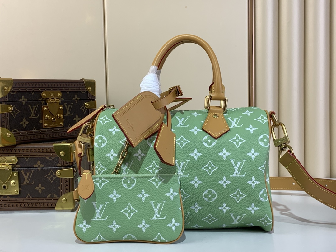 【SPEEDY BANDOULIÈRE25 手袋 】M24437 M13912 M24440新果绿色本款