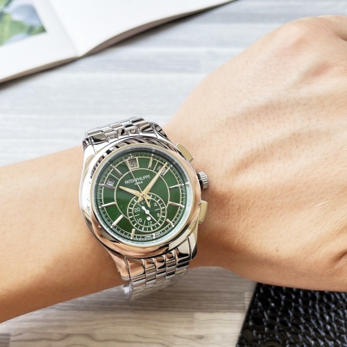 Patek Philippe Men's Automatic Mechanical Watch - Green Dial Stainless Steel 1 Patek Philippe Men's Automatic Mechanical Watch - Green Dial Stainless Steel