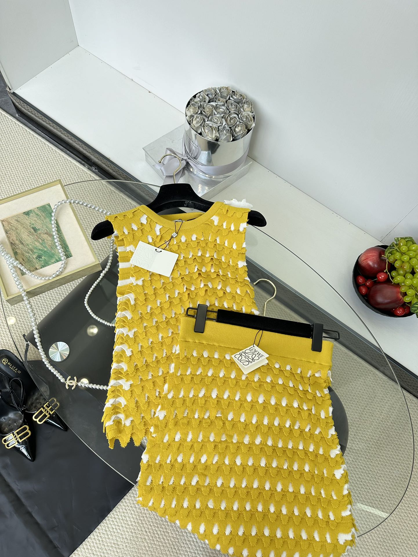 Cotton Knit Tank Top with Scalloped Hem - Breathable & Stylish 4 i1750498432 1169 2