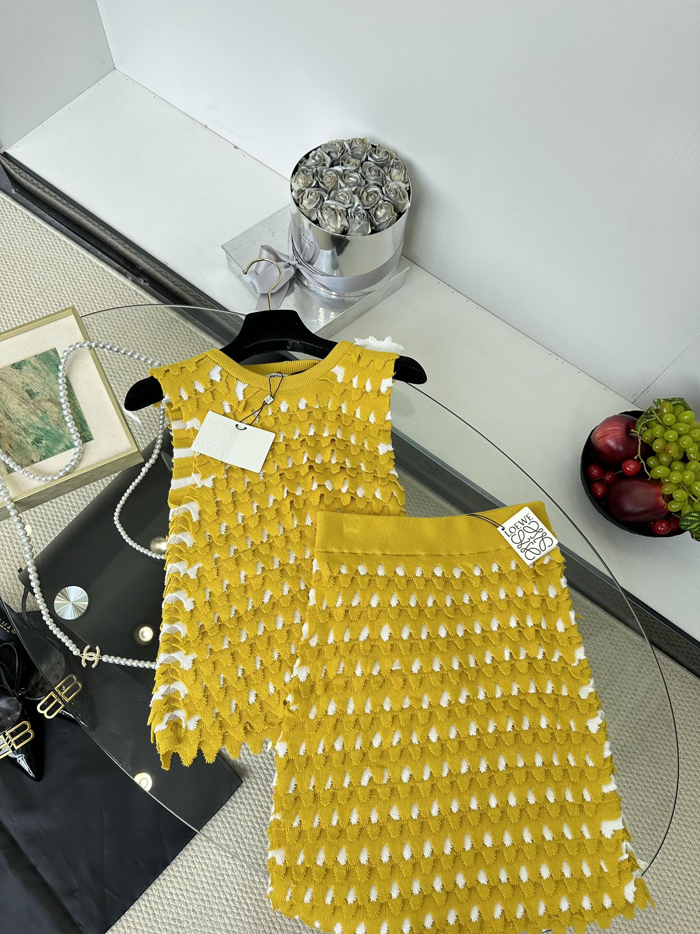 Cotton Knit Tank Top with Scalloped Hem - Breathable & Stylish 3 i1750498432 5267 1