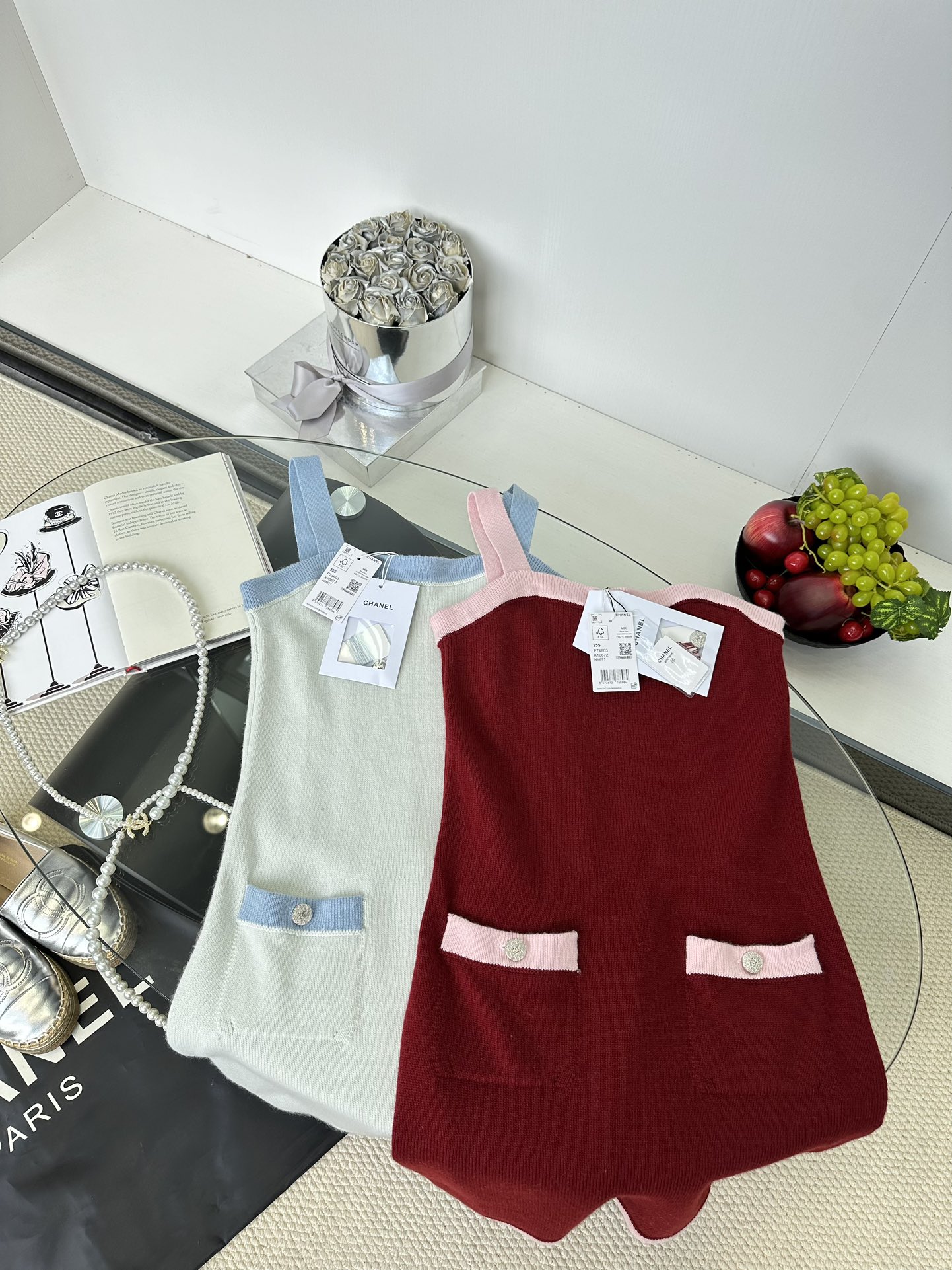 Chanel Autumn New Women's Knit Camisole Dress - Soft, Comfortable & Stylish 4 i1750525352 3252 2