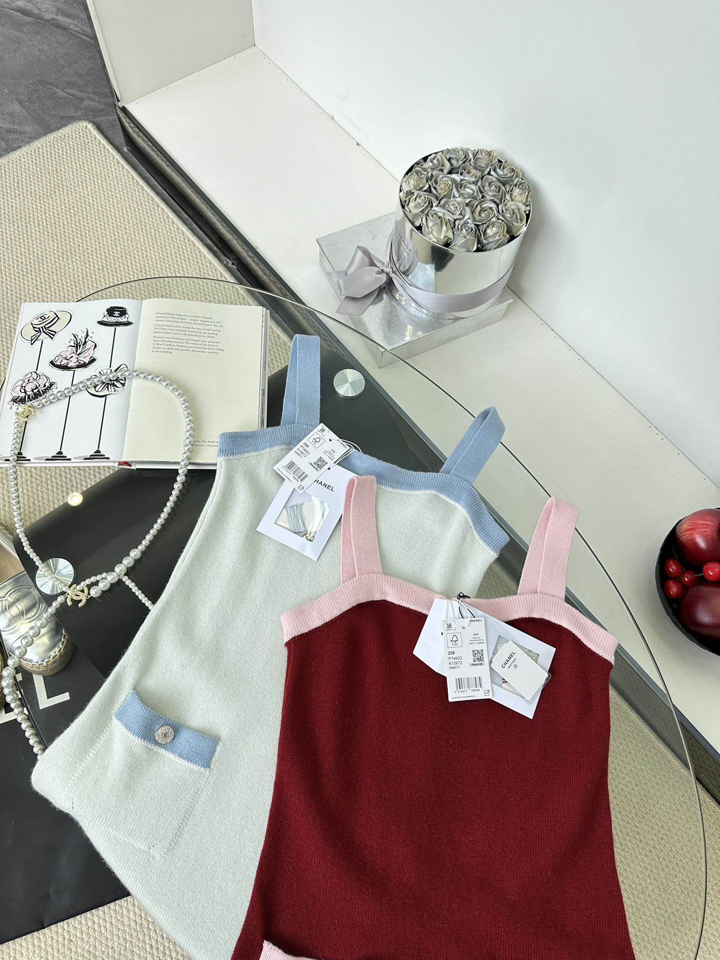 Chanel Autumn New Women's Knit Camisole Dress - Soft, Comfortable & Stylish 5 i1750525352 3450 3