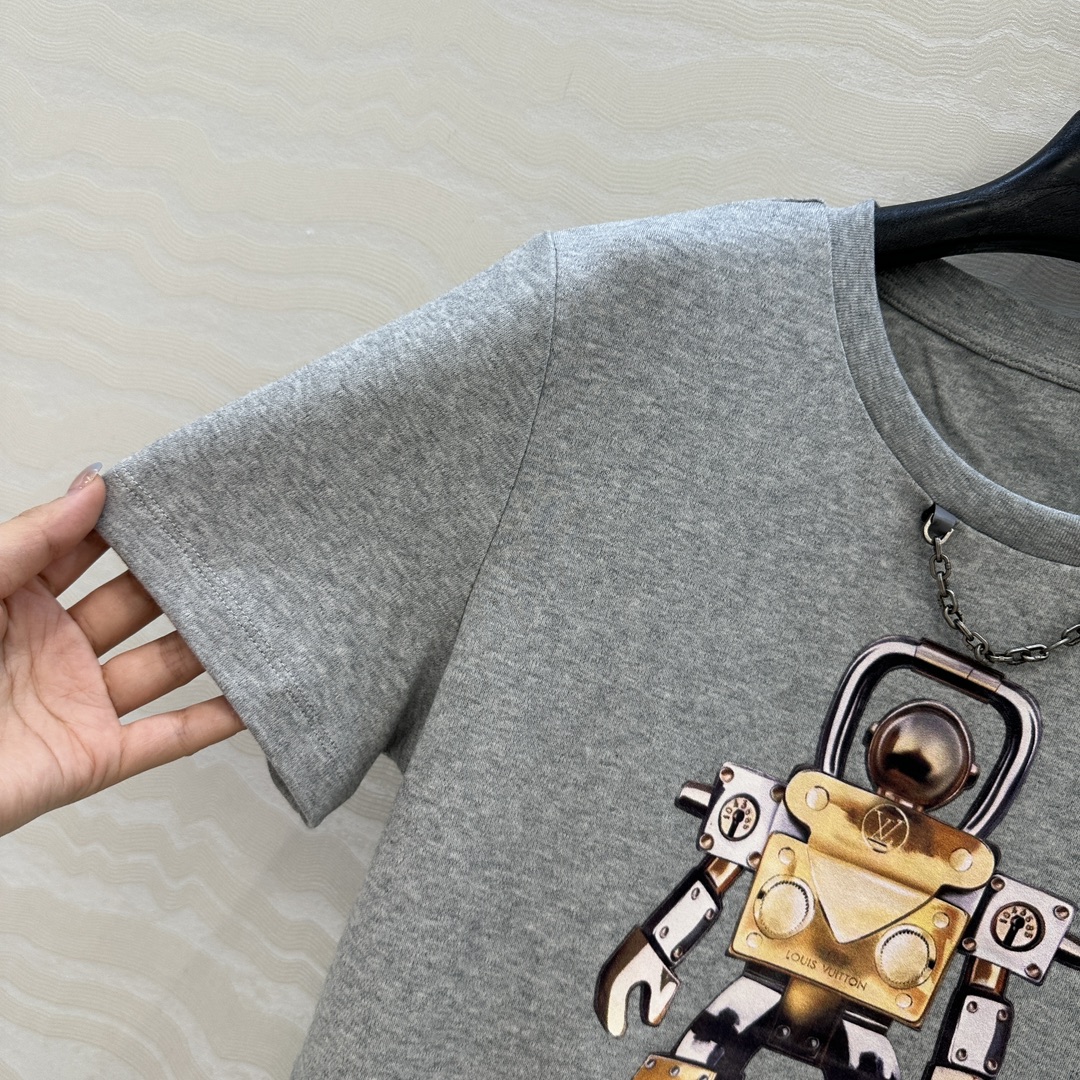 Metal Robot MONOGRAM Icon Short-Sleeve T-shirt from L25s New Resort Holiday Series. - 图片 5