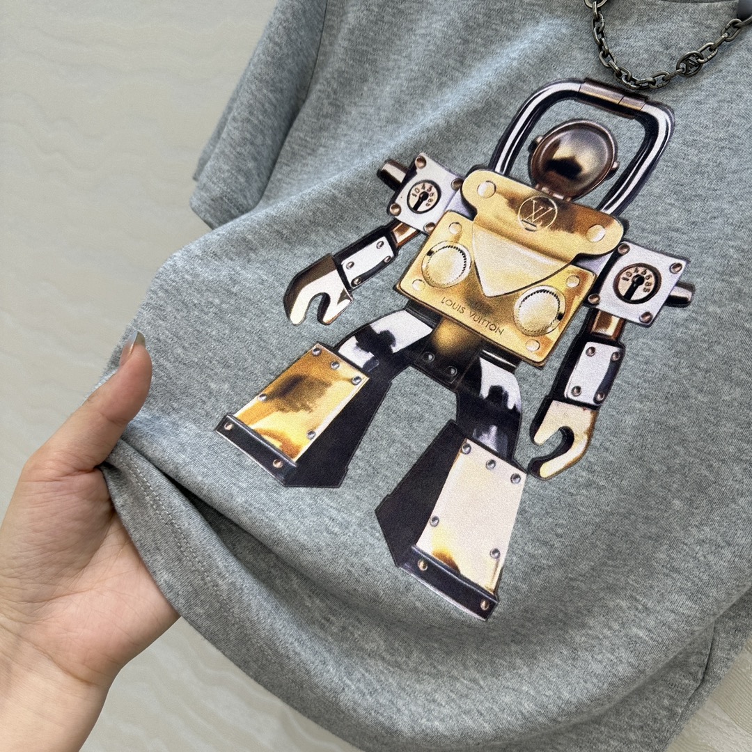 Metal Robot MONOGRAM Icon Short-Sleeve T-shirt from L25s New Resort Holiday Series. - 图片 7
