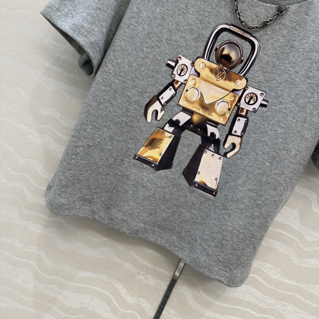 Metal Robot MONOGRAM Icon Short-Sleeve T-shirt from L25s New Resort Holiday Series. - 图片 6