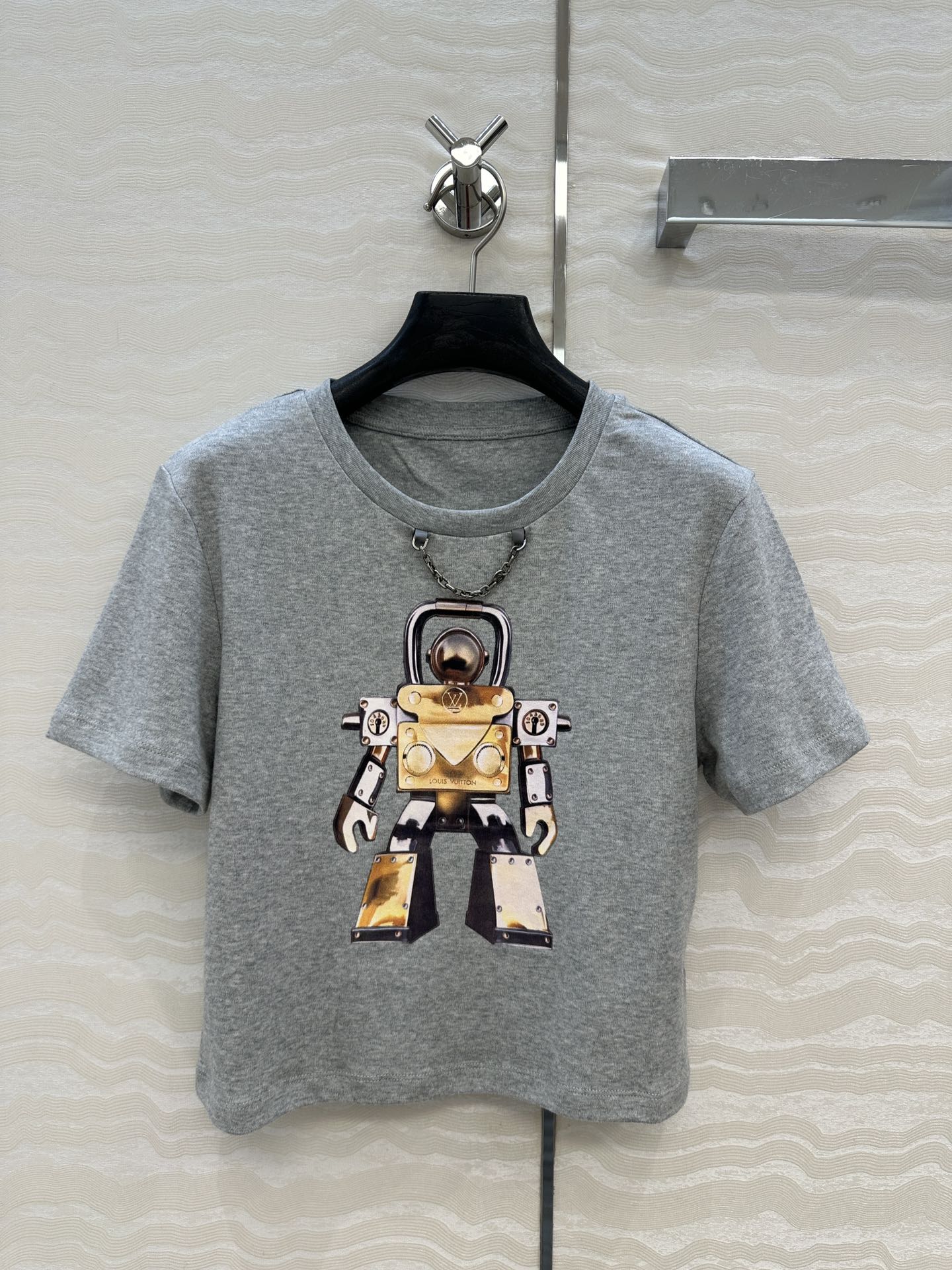 Metal Robot MONOGRAM Icon Short-Sleeve T-shirt from L25s New Resort Holiday Series. - 图片 1