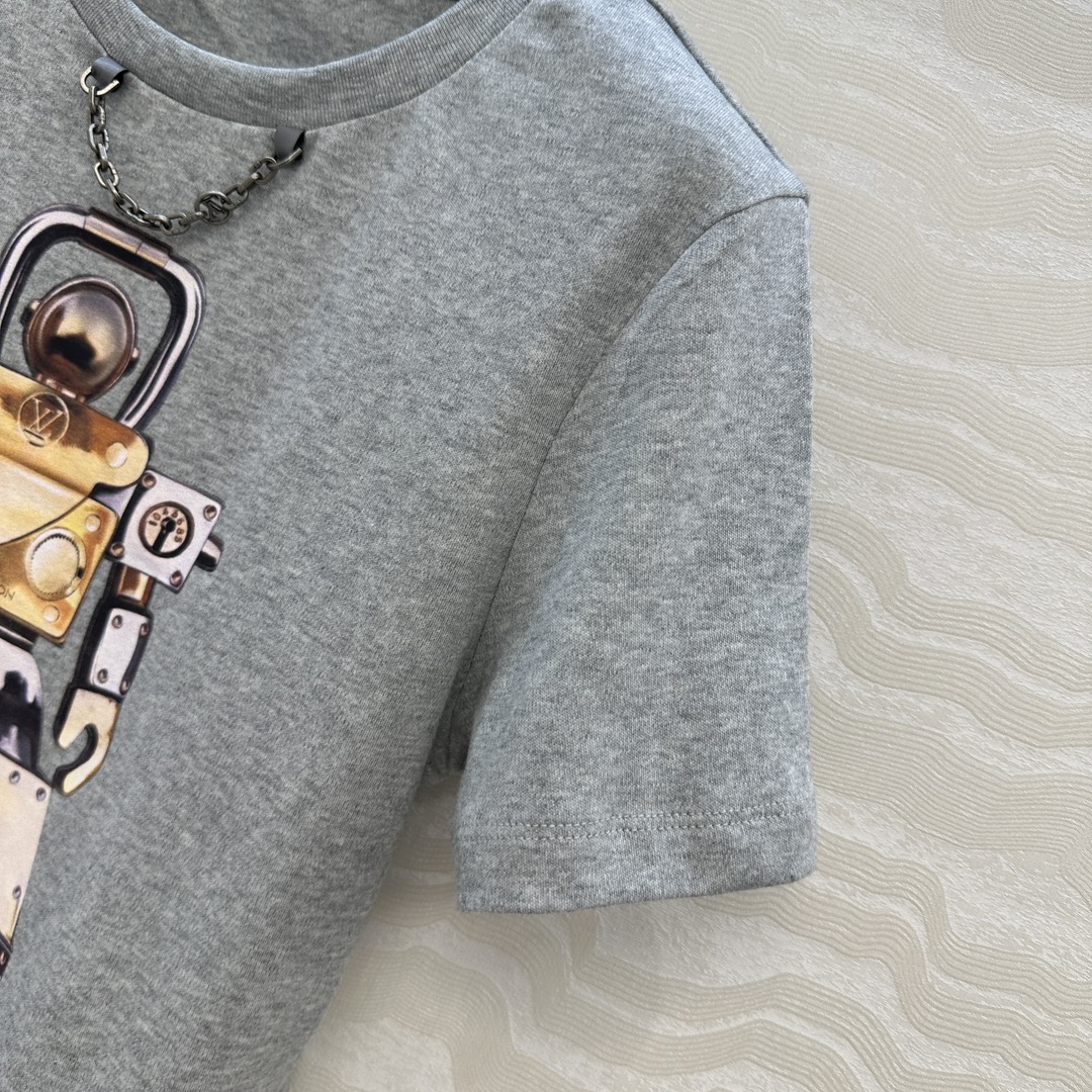 Metal Robot MONOGRAM Icon Short-Sleeve T-shirt from L25s New Resort Holiday Series. - 图片 3