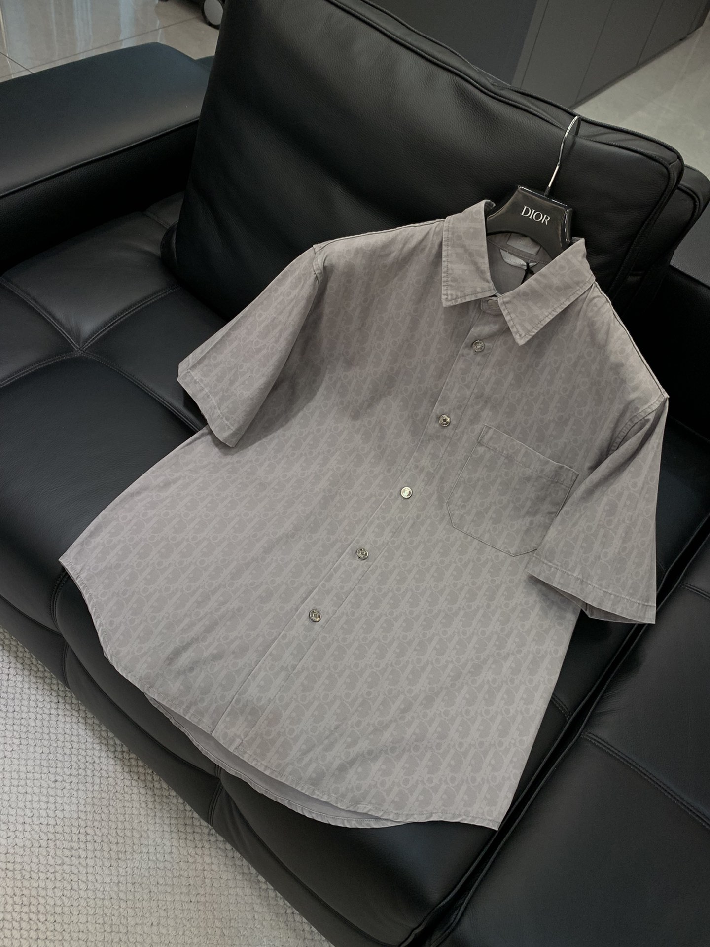 衣服，短裤，Dior 迪奥， 2025夏季新品，专柜同步有售，简约时尚休闲短袖套装，原版进口面料，舒适透