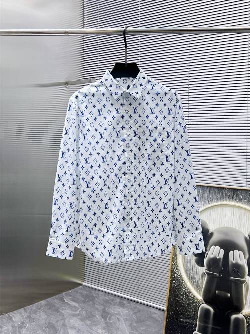 Louis Vuitton 2025SS Men's Long Sleeve Shirt - Premium Quality & Comfort