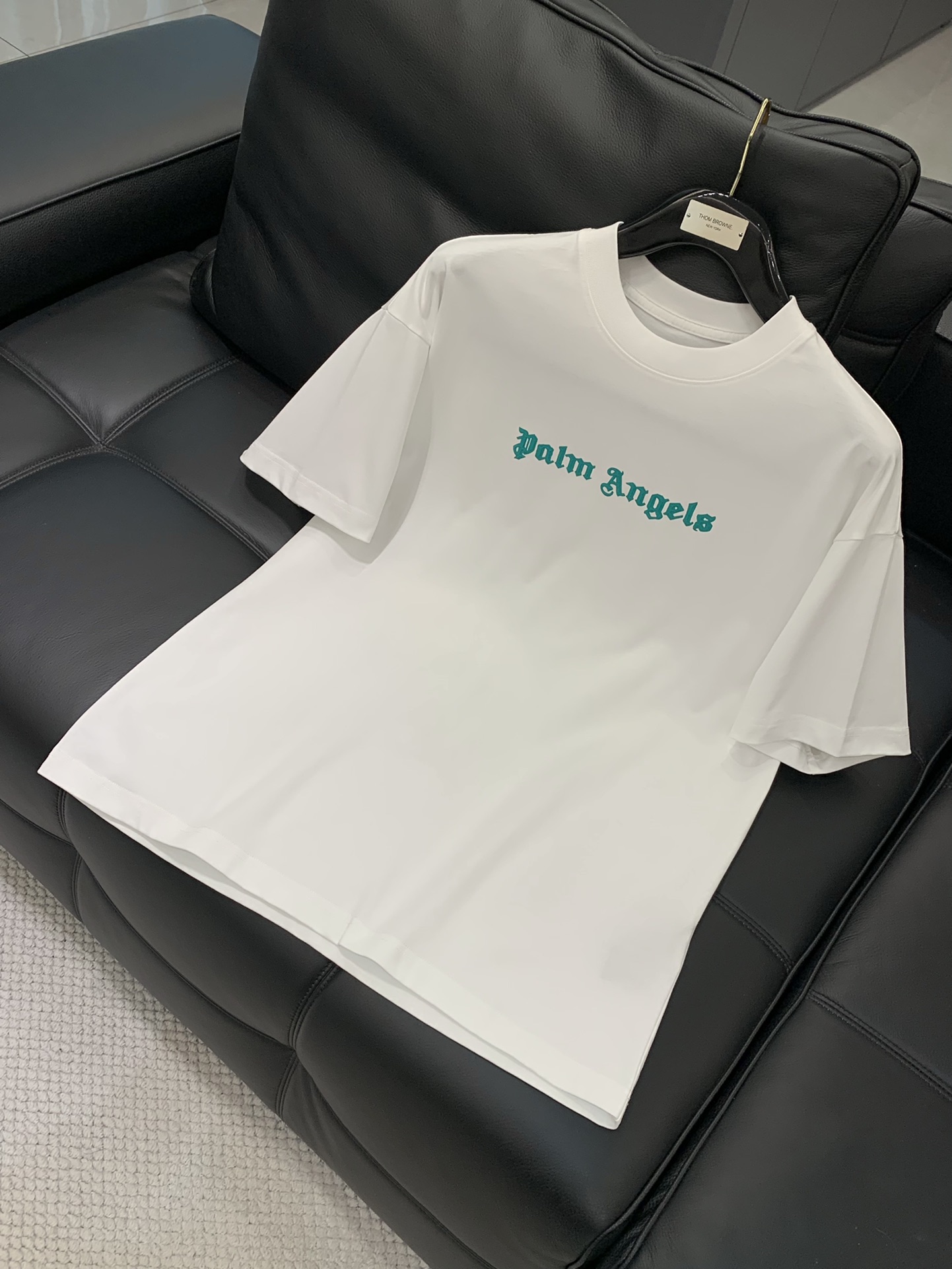 2025SS Palm Angels Fashion Short-Sleeved T-Shirts with Top-Printing Logo, European Cotton, Face-to-Face Sales - 图片 3