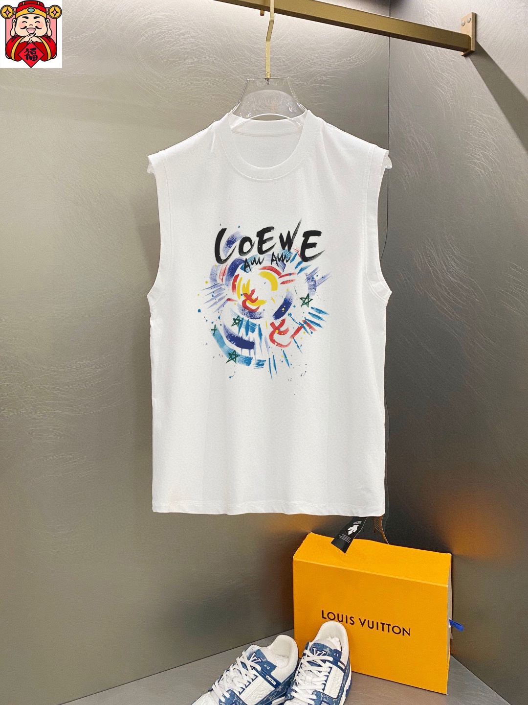 Loewe 品牌【LOEWE 罗意威】2025夏季新品背心T袖 简约款式 任何人都可以轻松驾驶 进口定制丝光棉面料 手软舒适有型 吸汗透气
