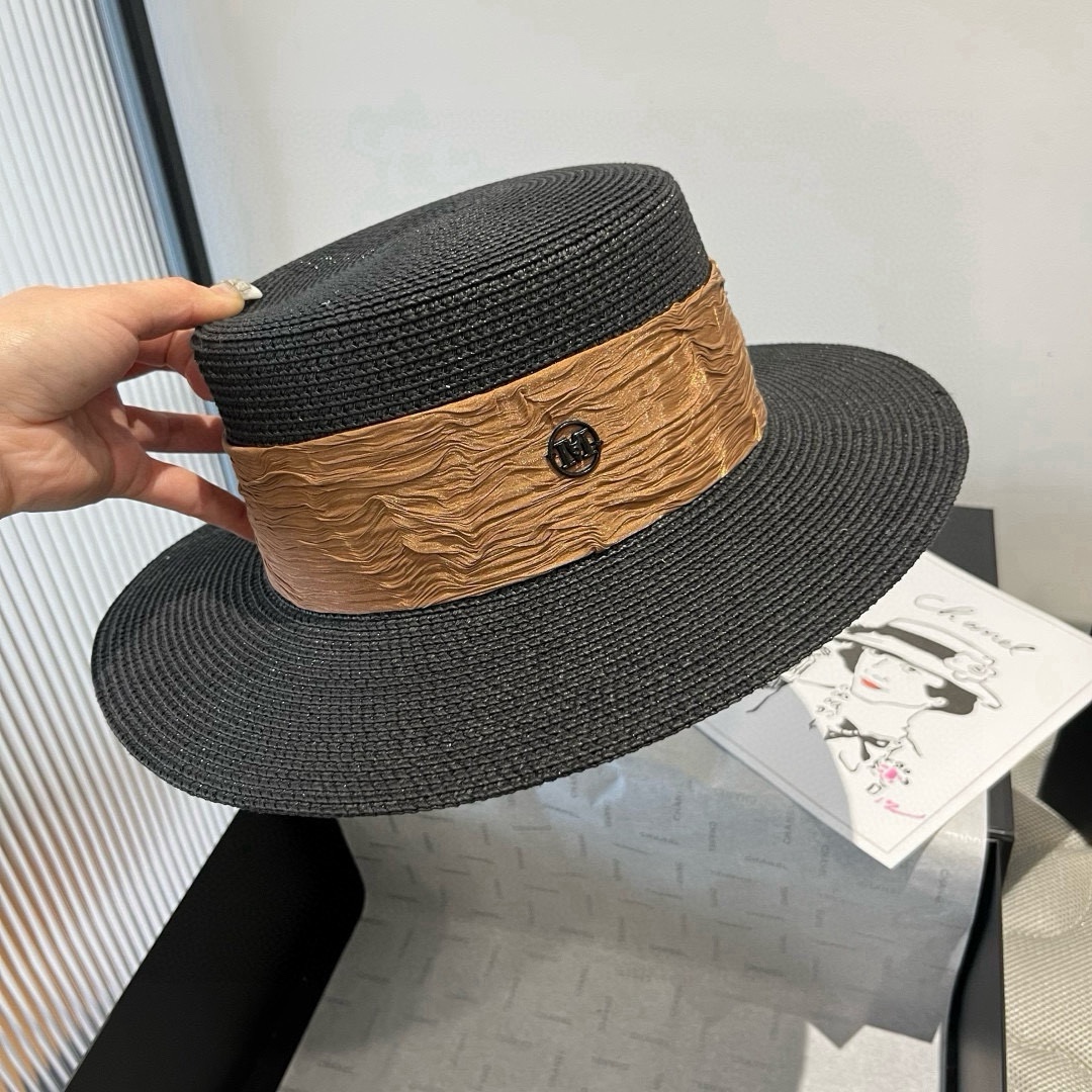 NO:351710,Chanel's new double M flat top hat, sun hat, head circumference 57cm hat, straw hat, fisherman hat, baseball hat, hat, chanel, espadrilles, hats香奈儿旗下双M新款平顶帽,遮阳小礼帽,头围57cm帽子草帽渔夫帽棒球帽,帽子,chanel,espadrilles,hats,hat
