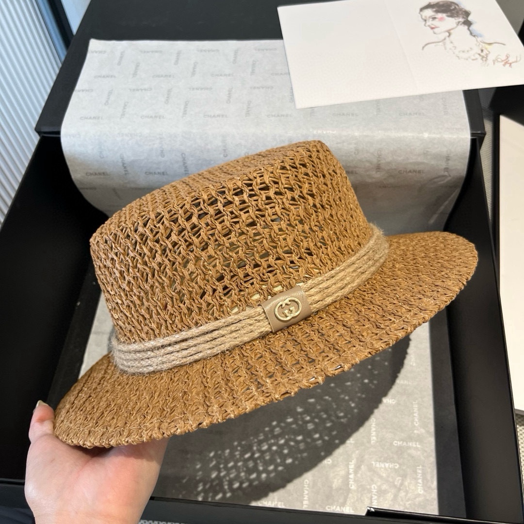 NO:351693,Gucci top hat, hollow sun hat, small hat, head circumference 57cm hat, straw hat, fisherman hat, baseball hat, hat, gucci, espadrilles, hatsGucci古奇平顶礼帽,镂空遮阳帽,小礼帽,头围57cm帽子草帽渔夫帽棒球帽,帽子,gucci,espadrilles,hats,hat