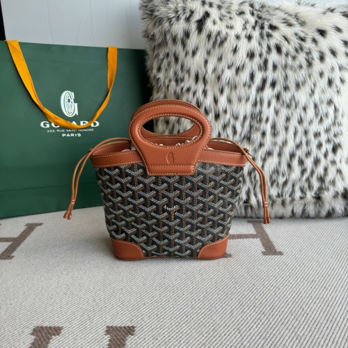 Goyard Beluga Mini Bucket Bag with Leather Handles and Crossbody Strap 1 Goyard Beluga Mini Bucket Bag with Leather Handles and Crossbody Strap