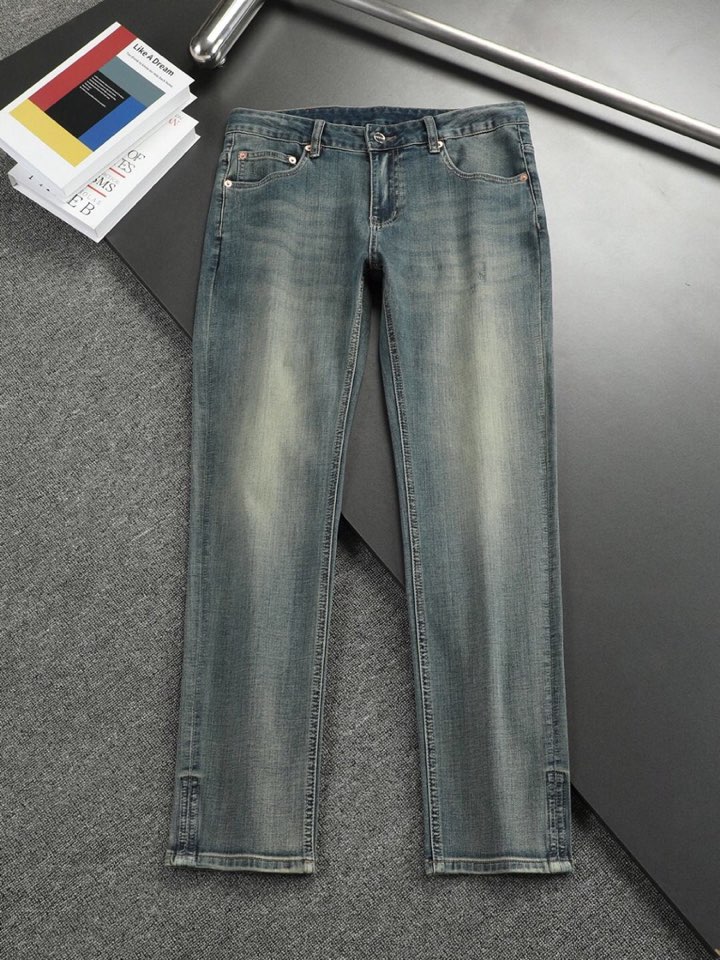 🔥Gucci 古奇独家专供早秋新款男士修身小脚牛仔裤 官网同步✨✨简洁时尚 爆款 高版本 高端定制 原单