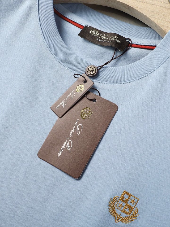 🔥Loro Piana 诺悠翩雅lp。 1995年度超爆推荐款式夏季新品系列短袖圆领T恤，定织定染材质1
