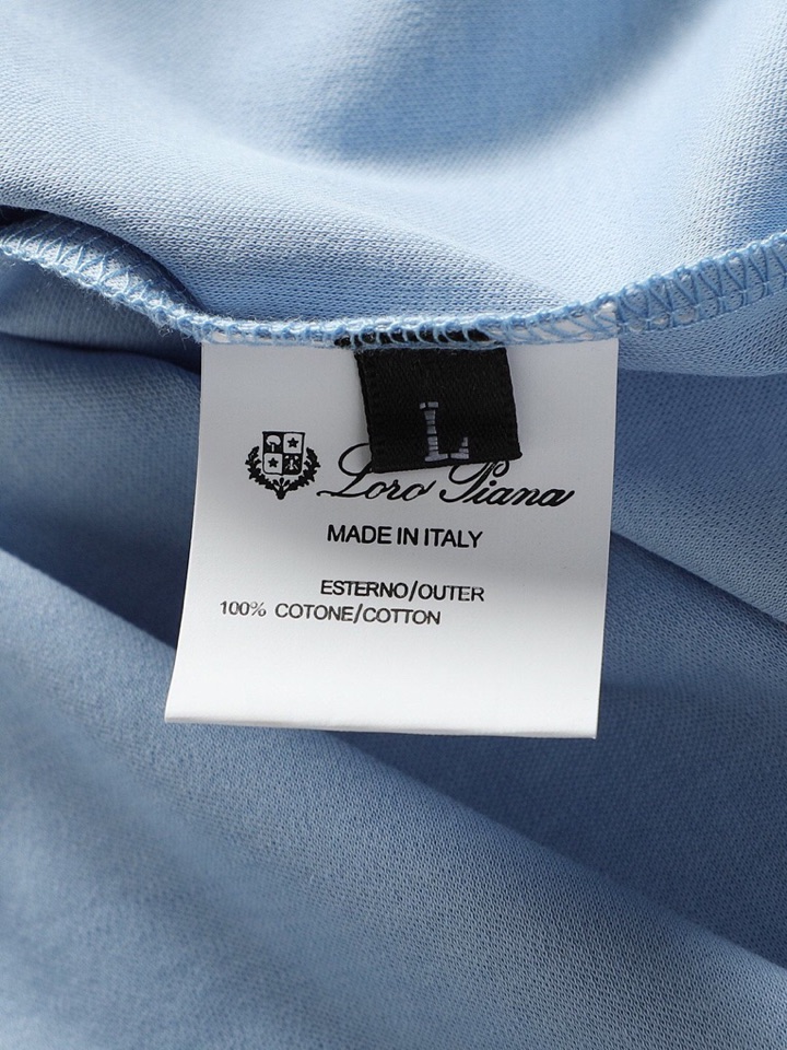 🔥Loro Piana 诺悠翩雅lp。 1995年度超爆推荐款式夏季新品系列短袖圆领T恤，定织定染材质1