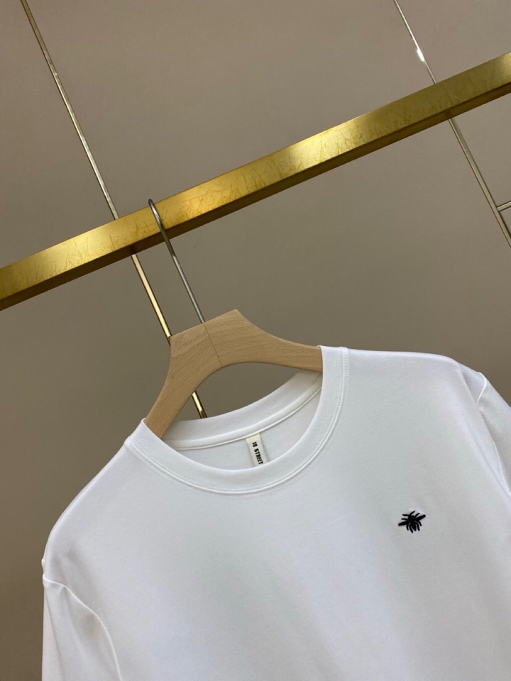 🔥Dior 迪奥2025春夏/SS 柔性莫代尔CD小蜜蜂短袖圆领T恤，简约时尚T恤单品，采用独家精心定制