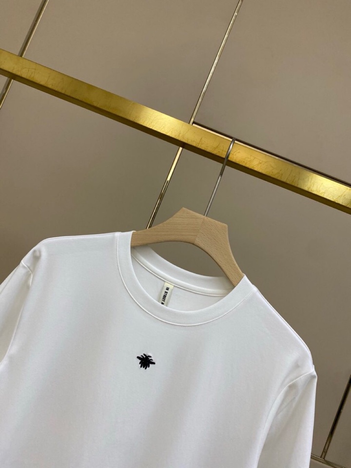 🔥Dior 迪奥2025春夏/SS 柔性莫代尔匹马棉CD小蜜蜂短袖圆领T恤，简约时尚圆领T恤单品，采用独