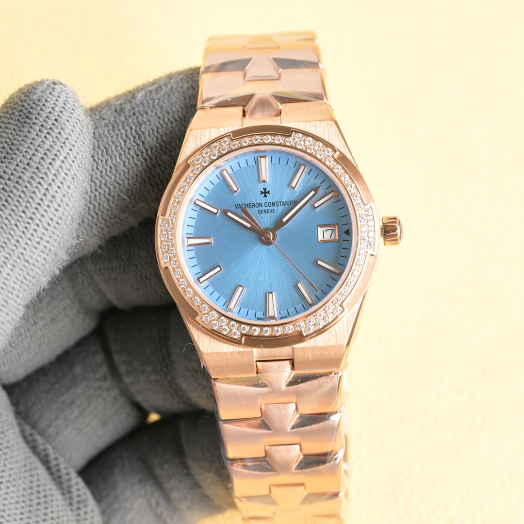 V.C. Danton’s New Overseas Stone Wristwatch with Swarovski Drills - 图片 2