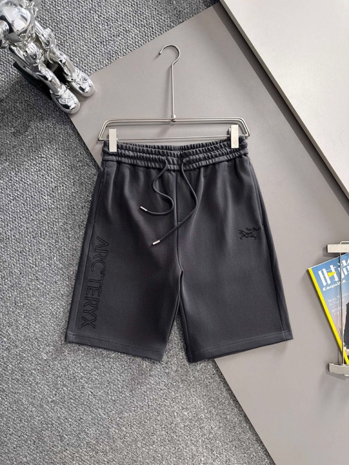  🔥(Arcteryx）始祖鸟2025ss经典字母刺绣短裤 爆款定制棉质面料 采用立体绣花工艺 立体清晰