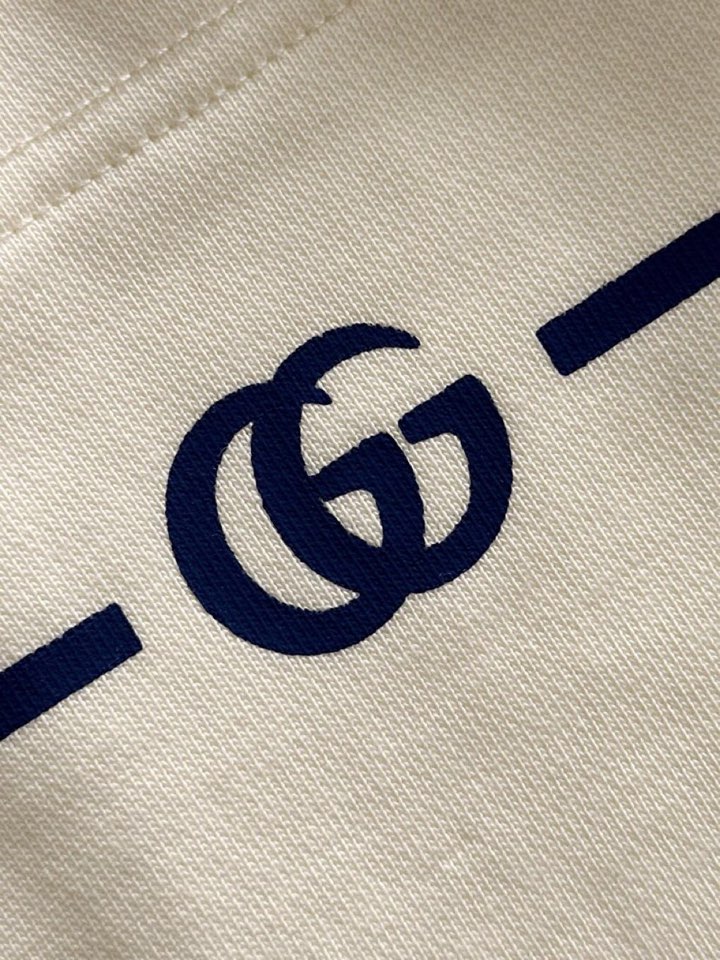 🔥Gucci 古奇2025ss经典字母刺绣短裤 爆款定制棉质面料 采用立体绣花工艺 立体清晰可见 面料舒