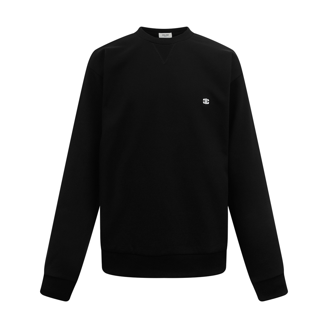 NO:422756,.Celine Arc de Triomphe embroidered sweatshirt Customized cotton soft and resilient ink sweet texture, comfortable and skin-friendly, with a deep dark curtain as the base, a triangle-shaped world is quietly painted on the chest. The iconic Celine Arc de Triomphe embroidery embroidery faces the front, outlining the advanced contour with extreme simplicity, becoming the agile focus of vision, showing taste in silence, Craft 1 adopts imported machine embroidery technology Use advanced computer control systems and precision mechanical components to achieve Arc de Triomphe embroidery operation High precision, smooth and delicate lines Craft 2: The fabric is washed, with better texture, not easy to deform, not easy to shrink, not easy to fade, maintaining long-term beauty, Auxiliary materials Customized 1:1 Celine trademark Size S M L XL  Exclusive, celine, hoodie, sweatshirts, alexander wang19860909.Celine 凯旋门刺绣卫衣 定制全棉臻柔活性墨韵卫衣料 手感柔软 舒适亲肤 以一抹深邃黑幕为底 胸前悄然绘就一方三角形天地 标志性Celine 凯旋门标识点缀正面 以极致的简约勾勒出高级的轮廓 成为视觉的灵动焦点 于无声处彰显品味 工艺1采用进口机刺绣工艺 使用先进的计算机控制系统和精密的机械部件 实现凯旋门刺绣作业 精度高 线条流畅而细腻 工艺2: 面料都经过浇洗 手感质感更佳 不易变形 不易缩水 不易褪色 保持长久的美观 辅料 定制1:1 Celine商标 版型 宽松版型 尺码 S M L XL 独家专供,,celine,hoodie,sweatshirts,alexander wang,Men's clothing