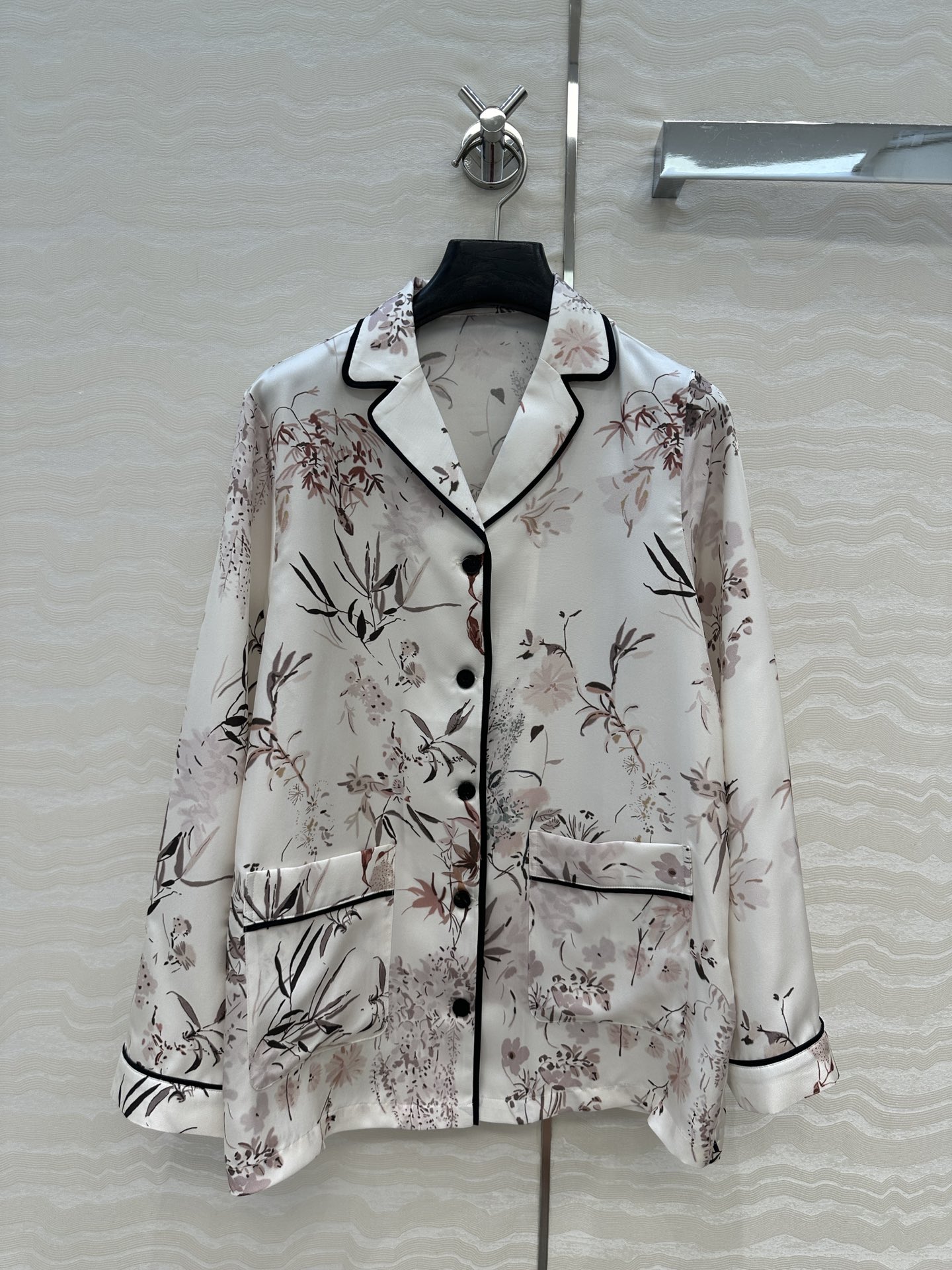 MissD Silk Pyjamas: First-Order Exclusive Women’s Suit with Elegant Floral Design