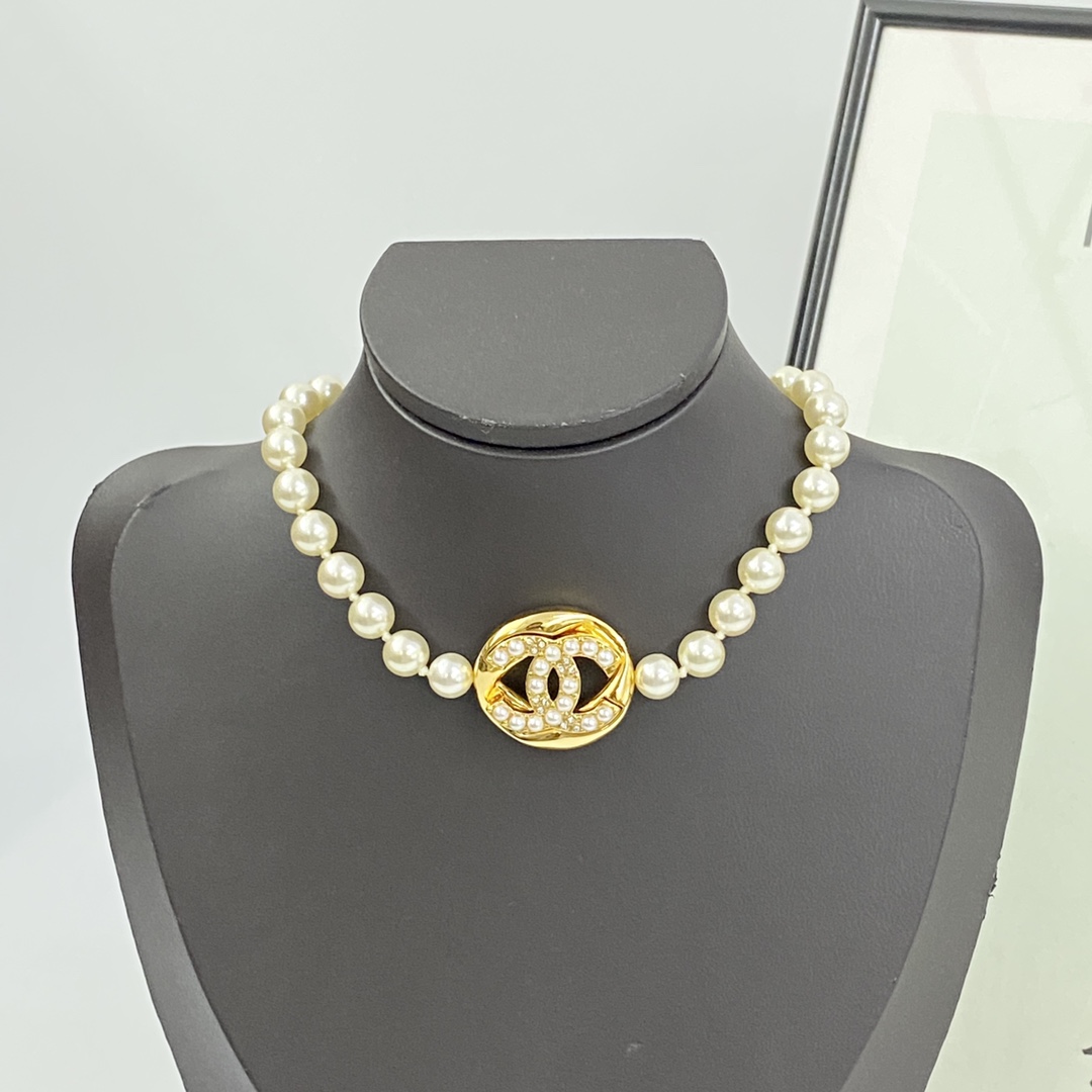 Código N896 0274865 🛍Collar Chanel más vendido🔥nuevo🆕🆕🆕igual que el original, sincronizado con la tienda 😎CHAN 24…