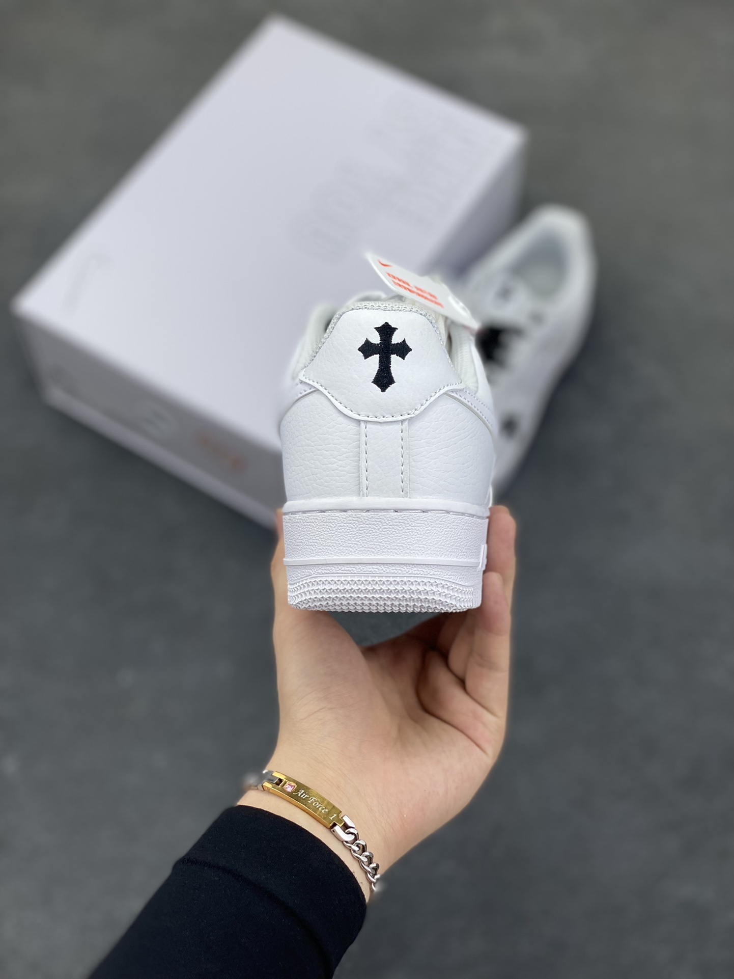 图片[4]-NK Air Force 1‘07 Low 定制款抽屉盒 空军一号低帮休闲板鞋 定制皮料 原楦原纸板 纯正版型 高清洁度 内置全掌气垫 货号：CW2288-111 尺码：36 36.5 37.5 38 38.5 39 40 40.5 41 42 42.5 43 44 44.5 45-选品中心