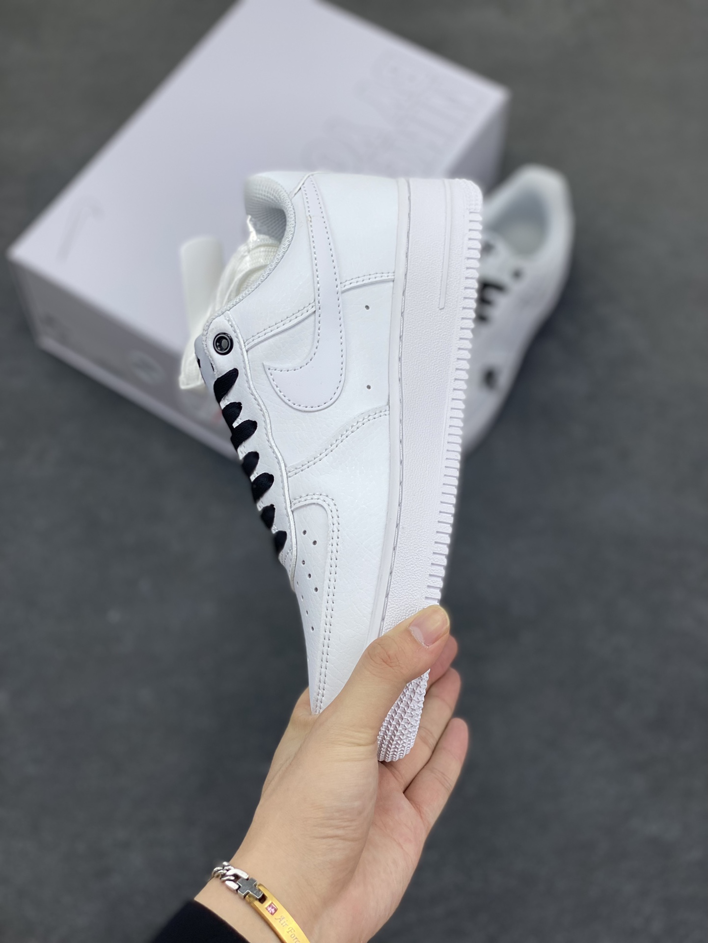 图片[3]-NK Air Force 1‘07 Low 定制款抽屉盒 空军一号低帮休闲板鞋 定制皮料 原楦原纸板 纯正版型 高清洁度 内置全掌气垫 货号：CW2288-111 尺码：36 36.5 37.5 38 38.5 39 40 40.5 41 42 42.5 43 44 44.5 45-选品中心