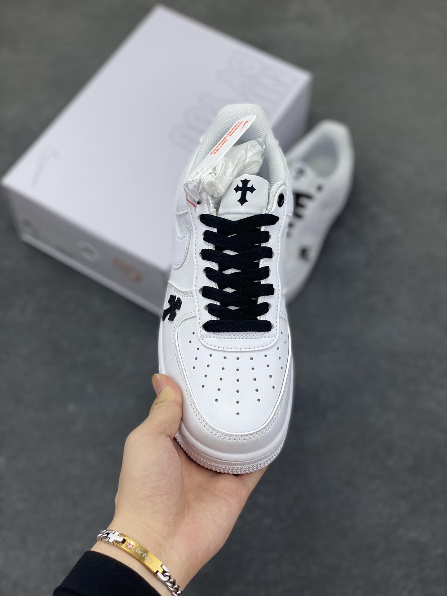 图片[2]-NK Air Force 1‘07 Low 定制款抽屉盒 空军一号低帮休闲板鞋 定制皮料 原楦原纸板 纯正版型 高清洁度 内置全掌气垫 货号：CW2288-111 尺码：36 36.5 37.5 38 38.5 39 40 40.5 41 42 42.5 43 44 44.5 45-选品中心