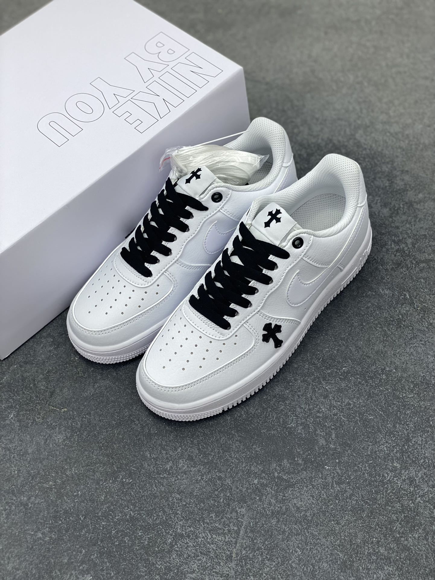 图片[8]-NK Air Force 1‘07 Low 定制款抽屉盒 空军一号低帮休闲板鞋 定制皮料 原楦原纸板 纯正版型 高清洁度 内置全掌气垫 货号：CW2288-111 尺码：36 36.5 37.5 38 38.5 39 40 40.5 41 42 42.5 43 44 44.5 45-选品中心