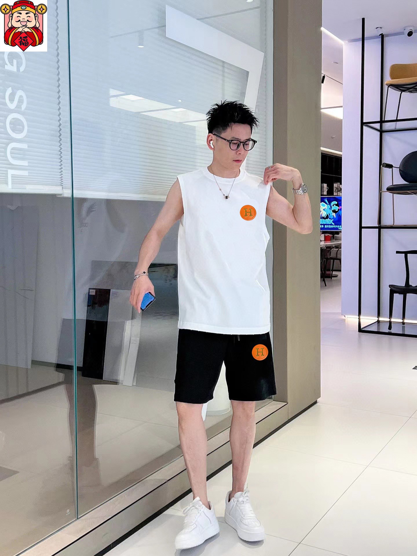 Hermès 品牌【HERMES 爱马仕】2025春夏季新品背心套装