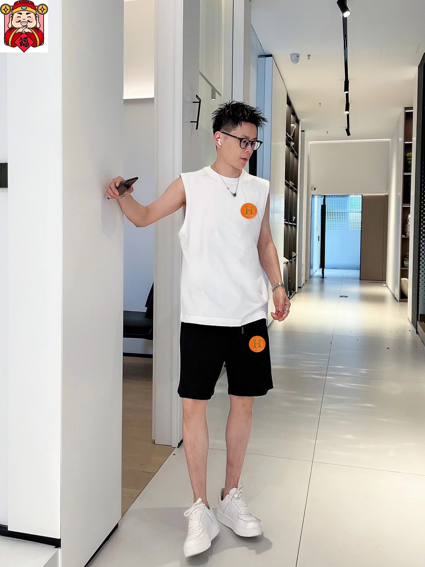 Hermès 品牌【HERMES 爱马仕】2025春夏季新品背心套装