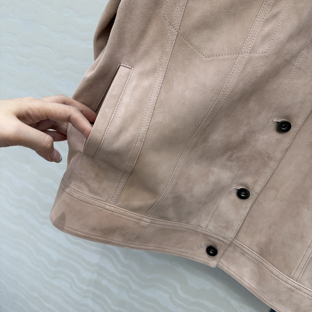 Elegant Velvet Jacket with Copper Chain Decorations for Women, High Quality Imported Suit - 图片 6