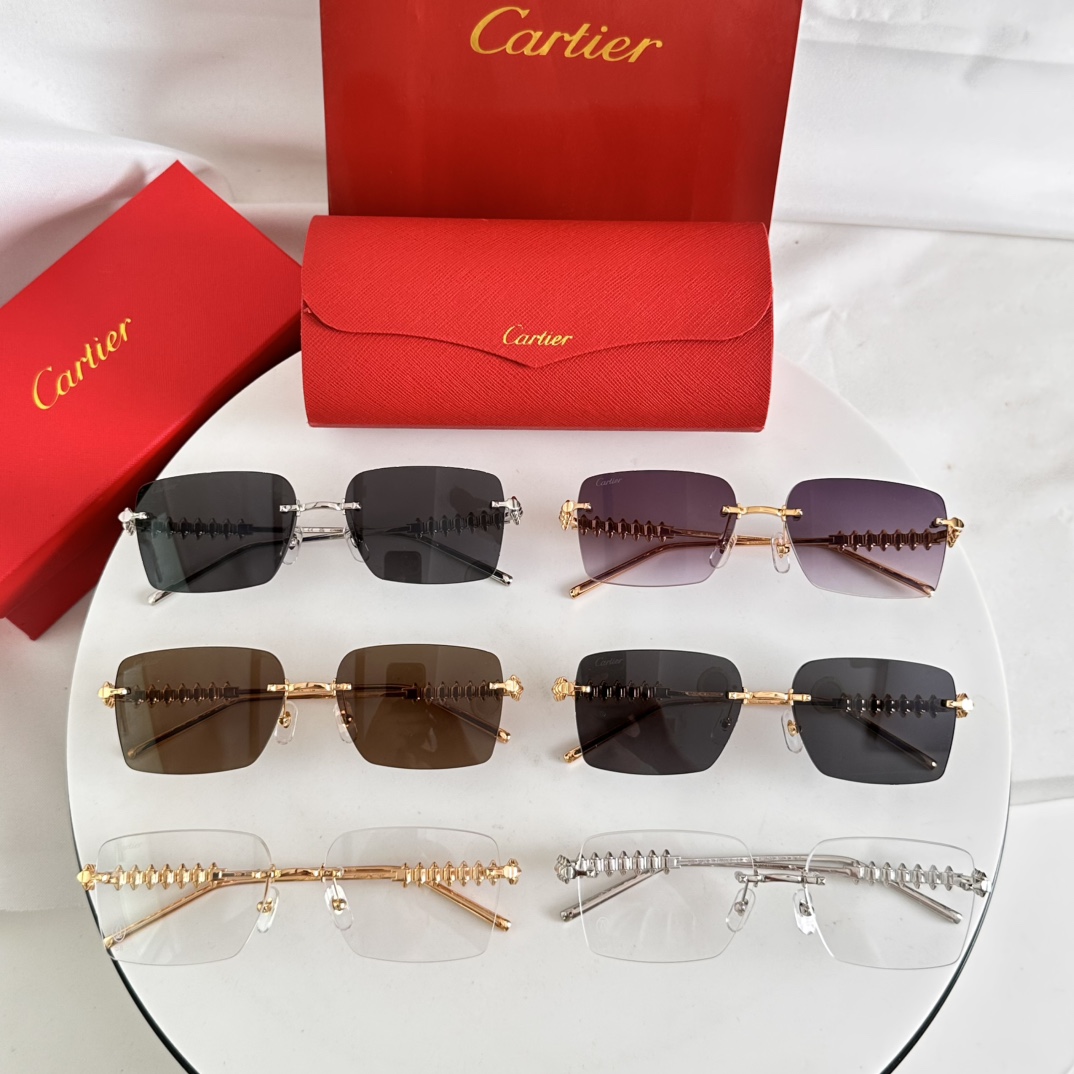  ‼️高版内渡蓝膜
蔡司镜片logo
Cartie* 
MODEL：CT0545S
SIZE 58口17