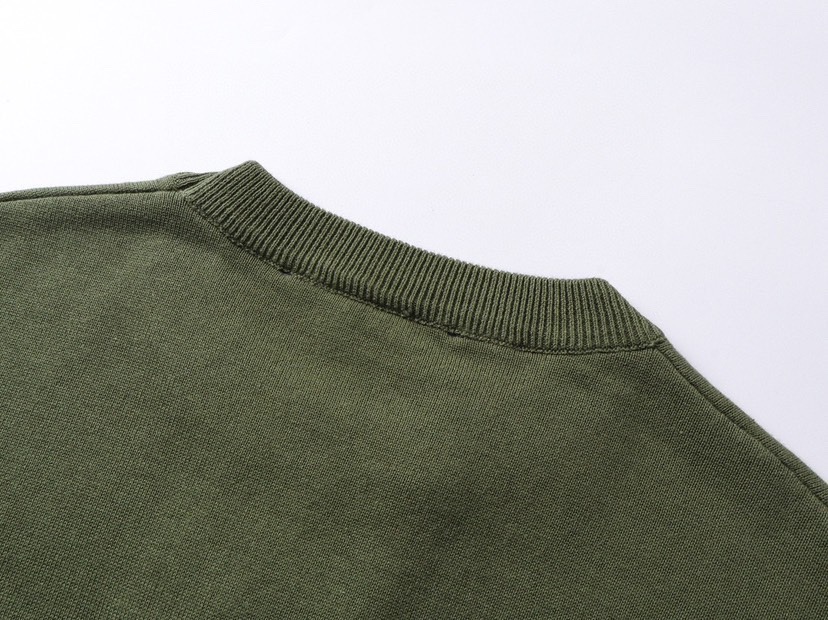 路易威登/Louis Vuitton 夏季新品 猎犬针织圆领毛衣短袖 墨绿