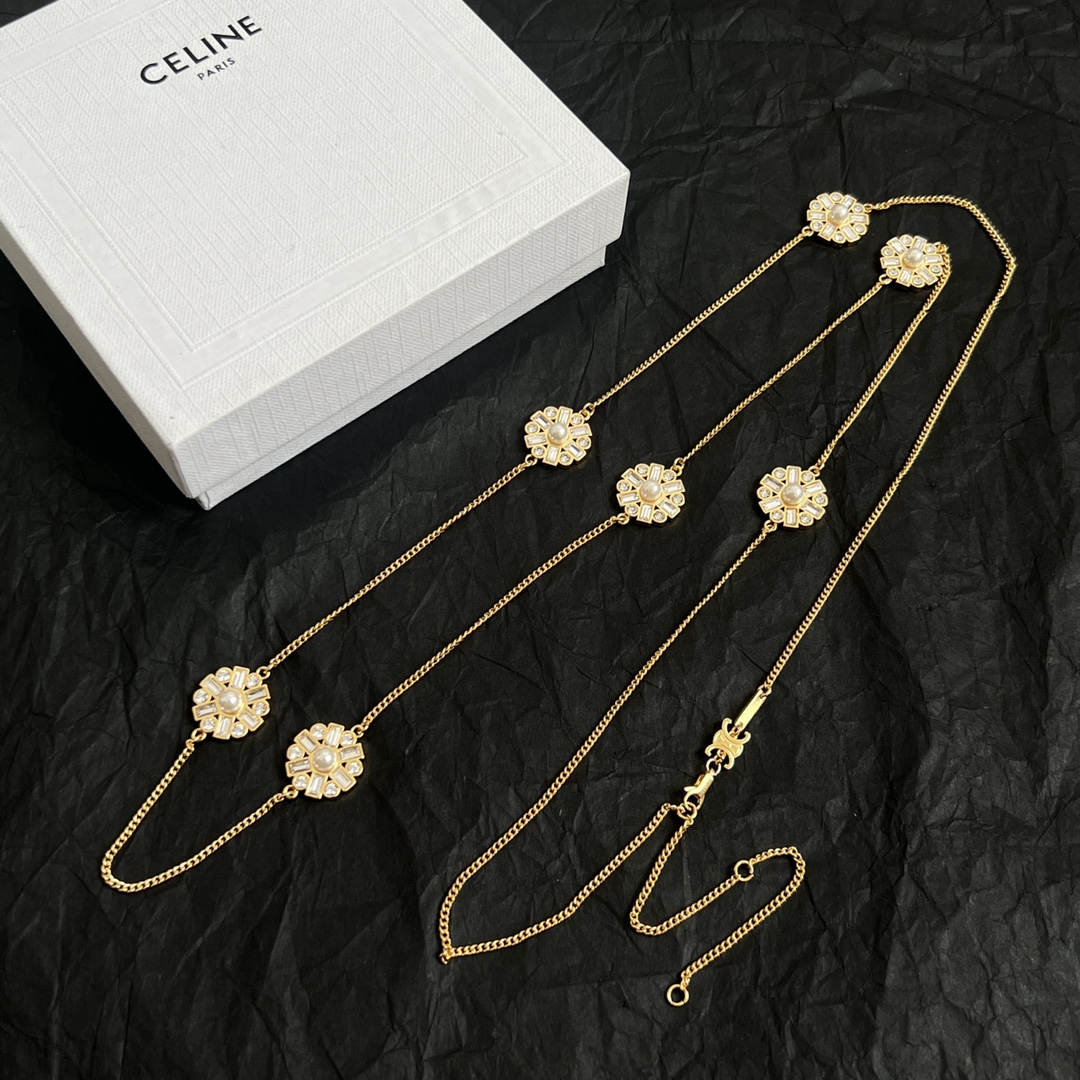 】Celine 赛琳 项链 一直是简约时尚界的标杆大胆的设计 百看不厌▪️搭配起来更Fashion ✨