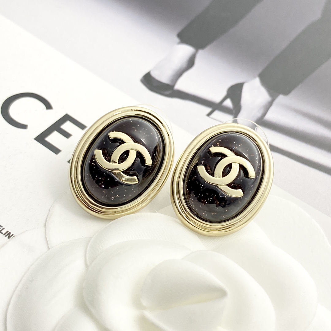 Code E3098🛍 Chanel earrings hot selling item 🔥 Explosive new 🆕🆕🆕😎 CHAN 25 Bl - Jewelry 7