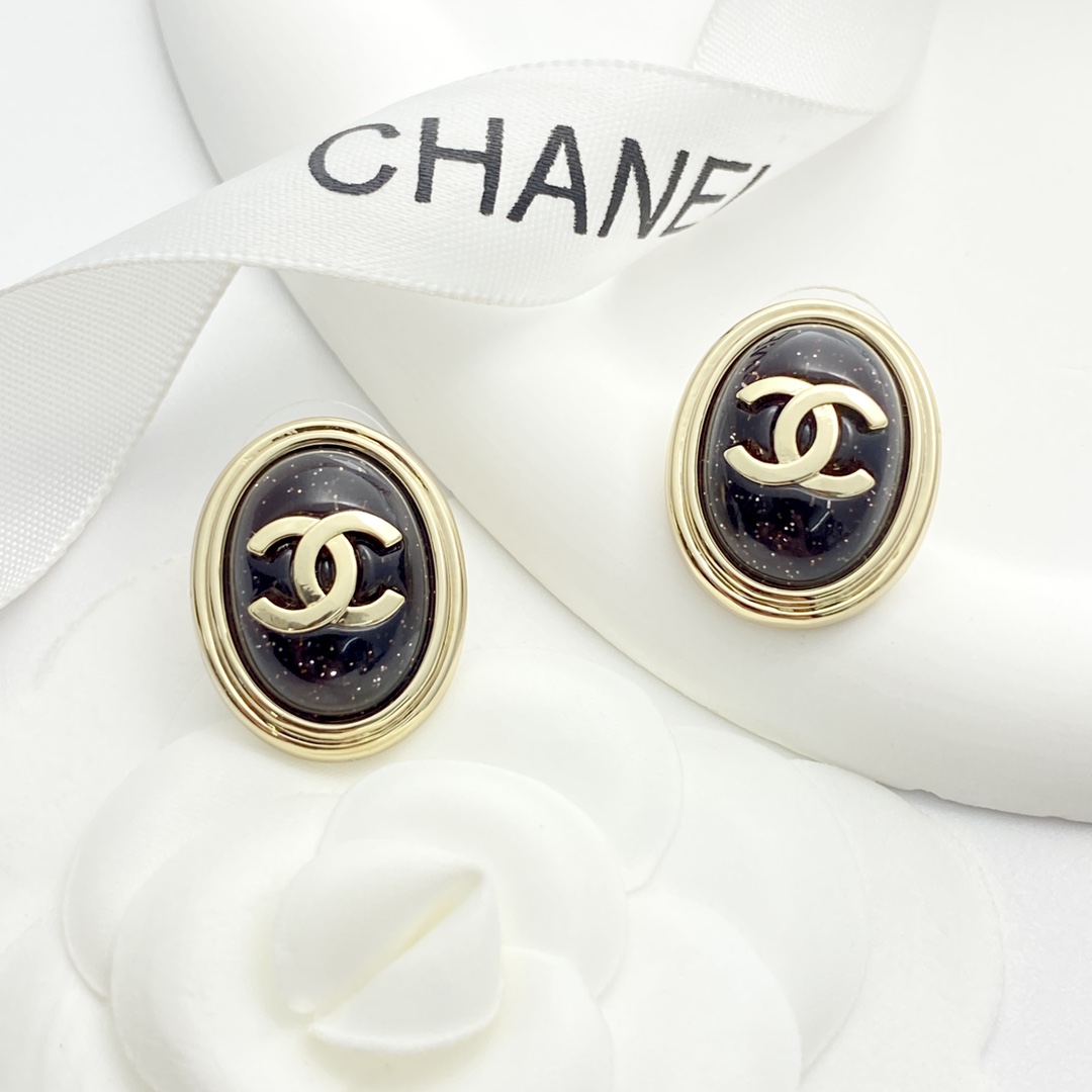 Code E3098🛍 Chanel earrings hot selling item 🔥 Explosive new 🆕🆕🆕😎 CHAN 25 Bl - Jewelry