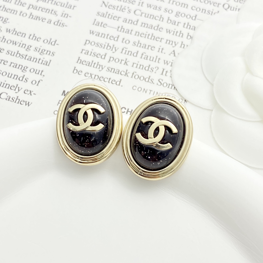 Code E3098🛍 Chanel earrings hot selling item 🔥 Explosive new 🆕🆕🆕😎 CHAN 25 Bl - Jewelry 3