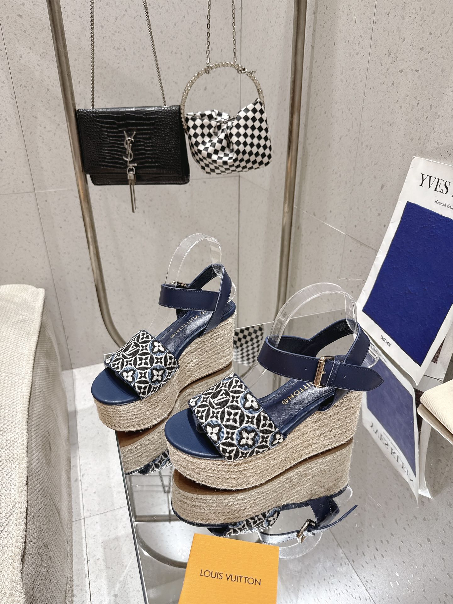 Louis Vuitton Maya Platform Espadrille Wedges with Monogram Canvas 4 i1750924057 1570 2