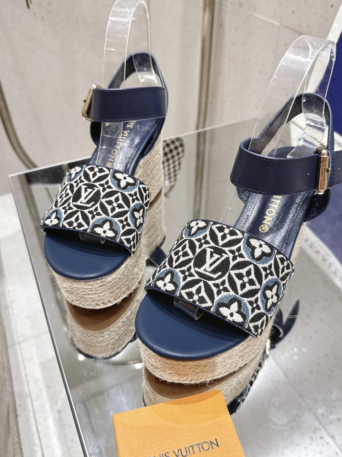 Louis Vuitton Maya Platform Espadrille Wedges with Monogram Canvas 9 i1750924057 3508 7