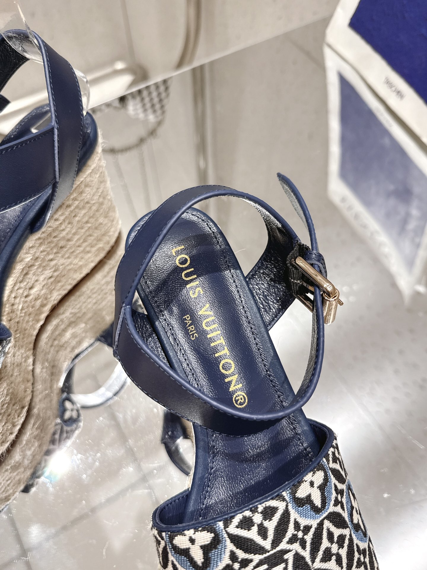 Louis Vuitton Maya Platform Espadrille Wedges with Monogram Canvas 8 i1750924057 3578 6