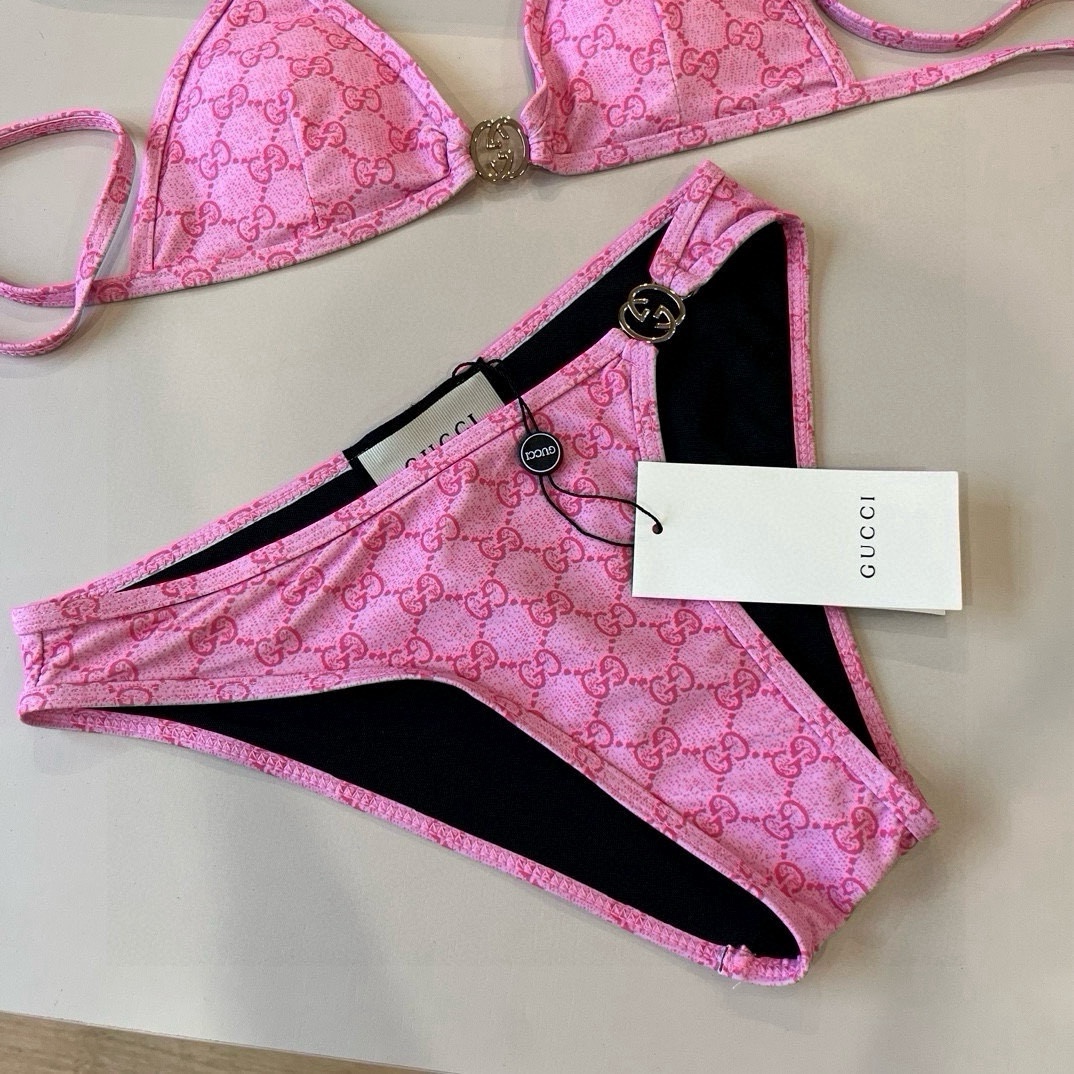 。

Gucci古奇比基尼👙，分体泳衣，S M L XL